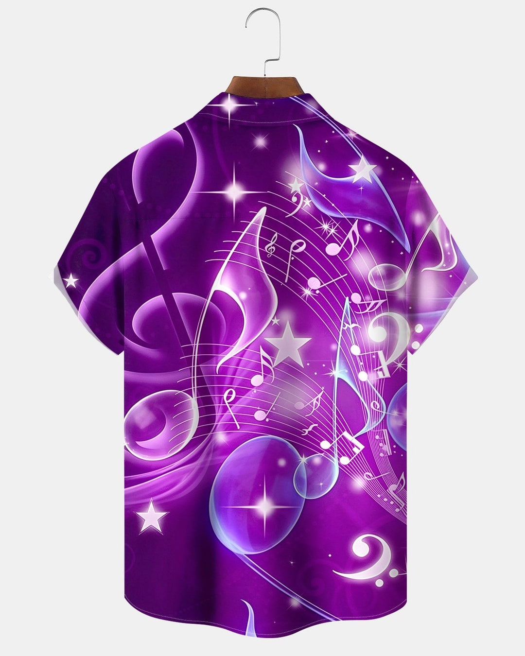 Alohadaddy® Casual Abstract Musical Note Print Men&