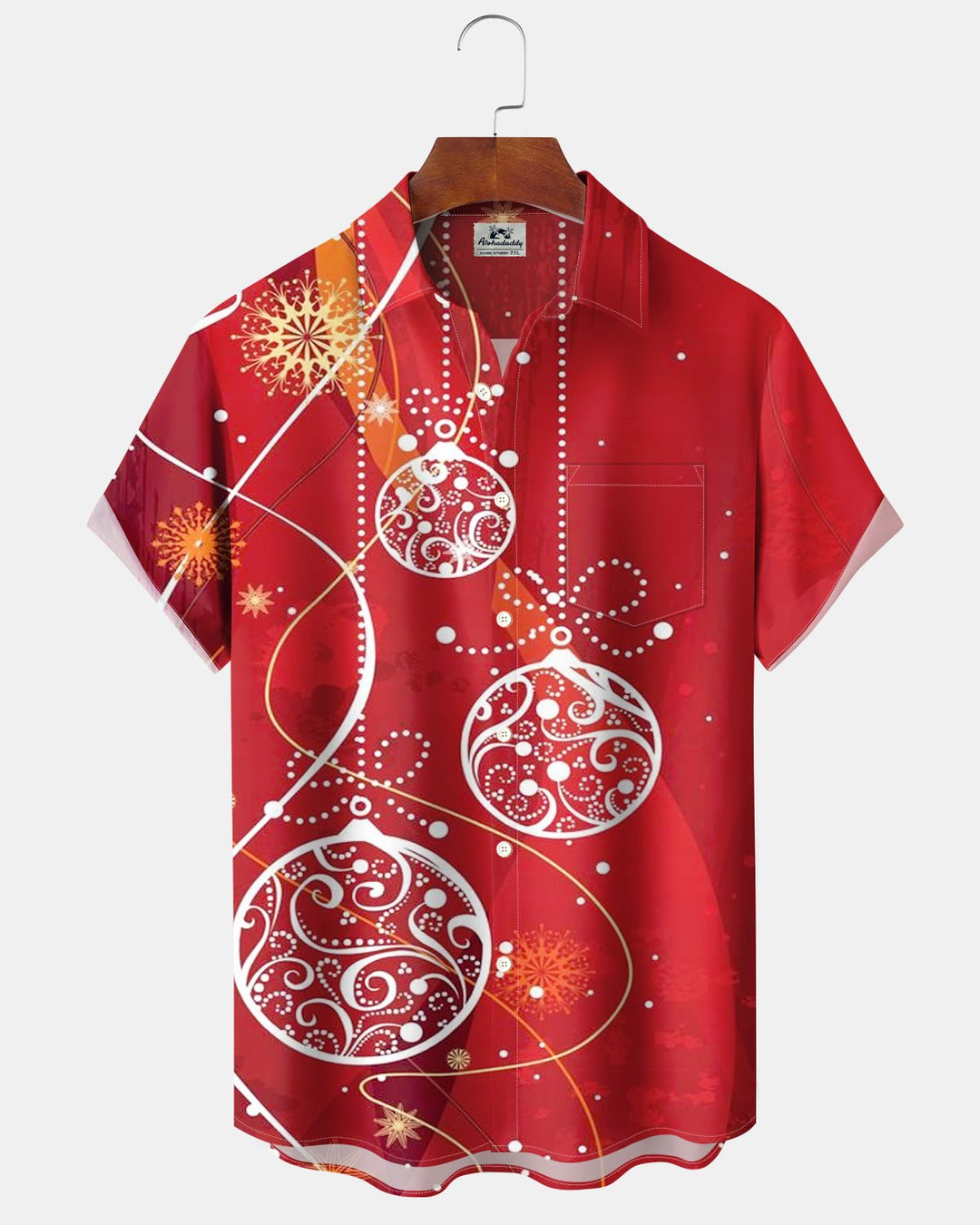 Alohadaddy® Holiday Christmas Lights Print Men&