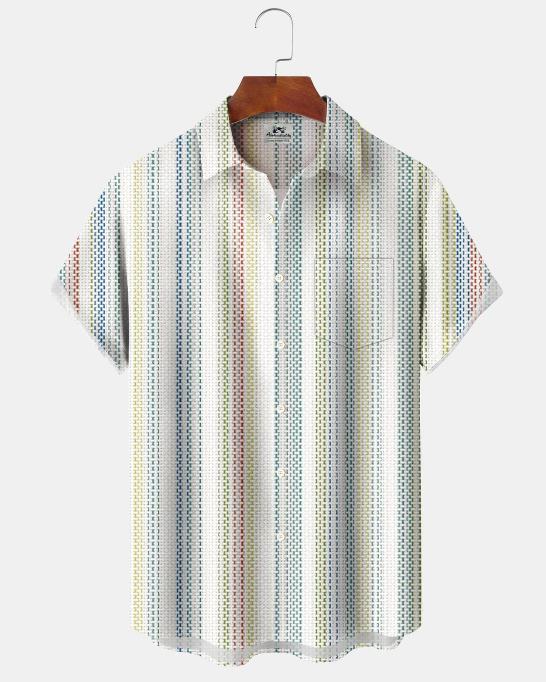Alohadaddy® Casual Basic Striped Print Men&