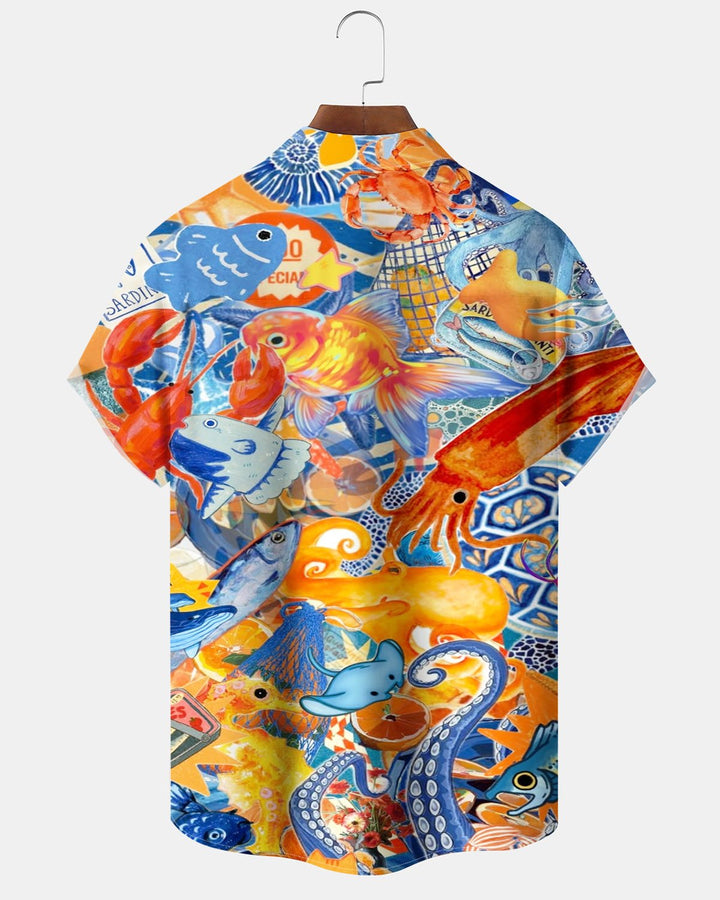 Alohadaddy® Casual Animal Print Men&