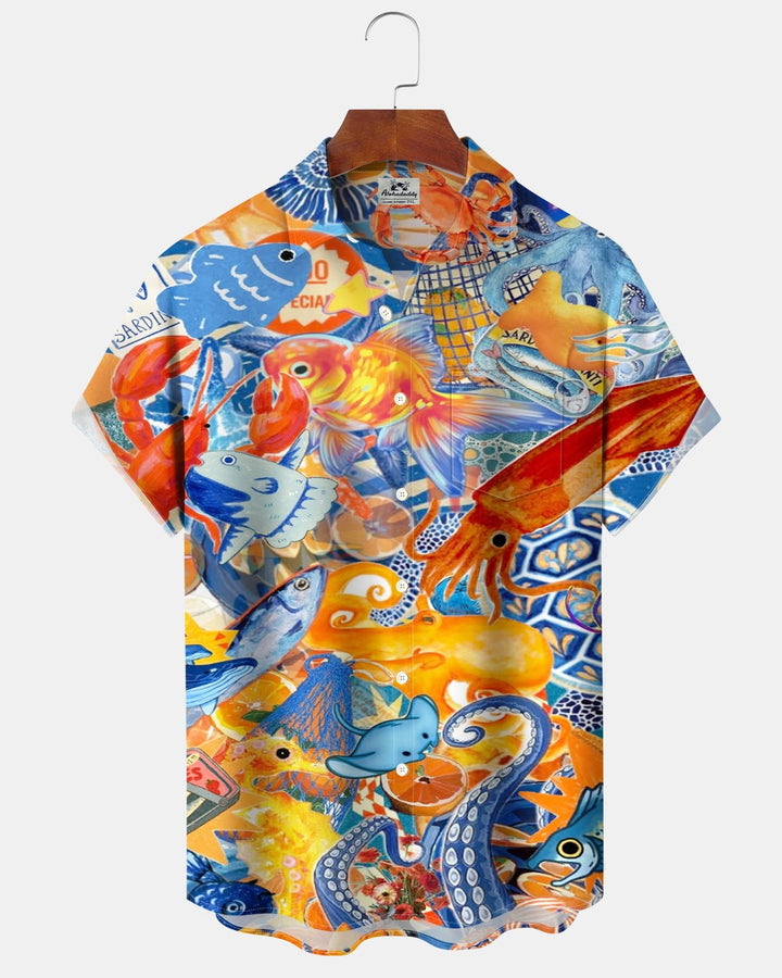 Alohadaddy® Casual Animal Print Men&