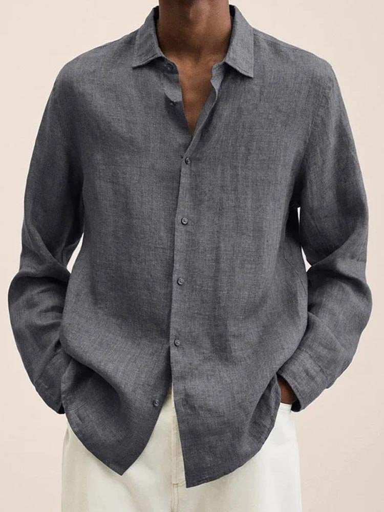 Cotton-Blend Basic Series Shirts &amp; Tops
