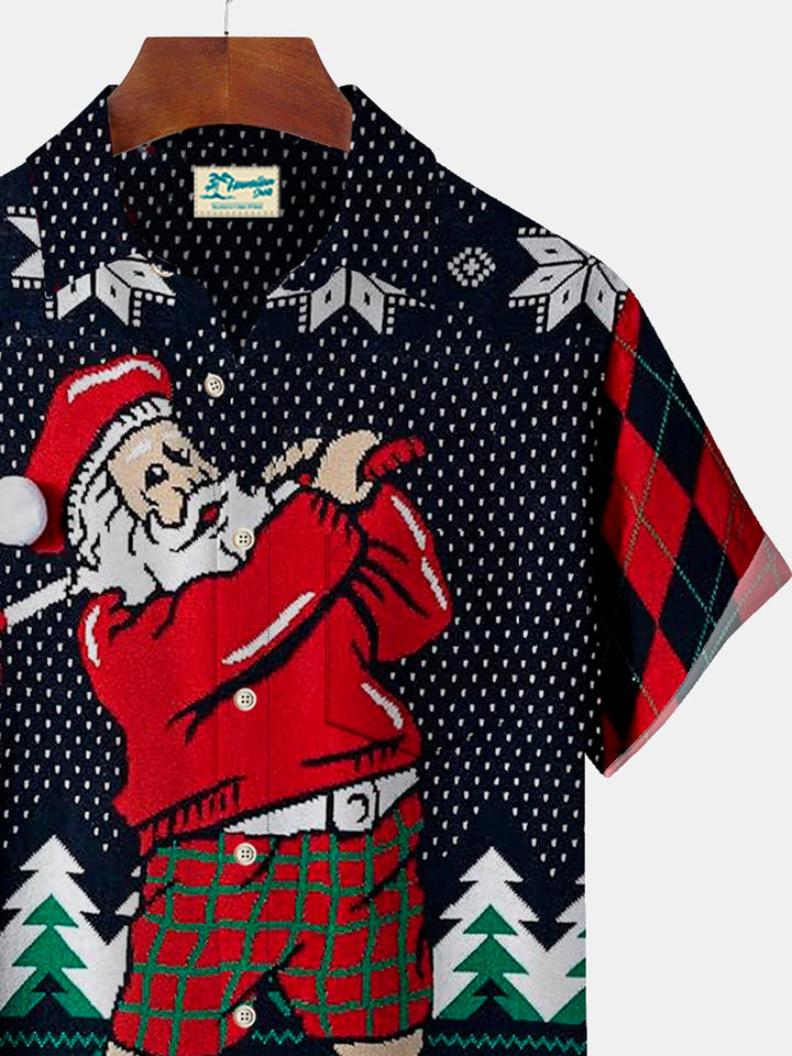 Alohadaddy Christmas Holiday Blue Men&