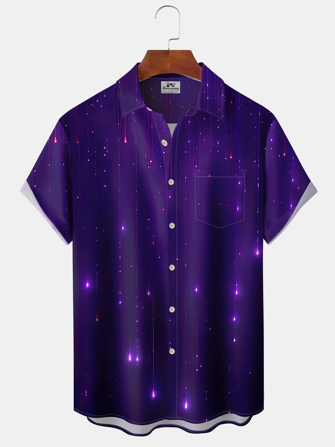 Alohadaddy® Casual Starry Pockets Moisture Wicking Large Size Stretch Men&