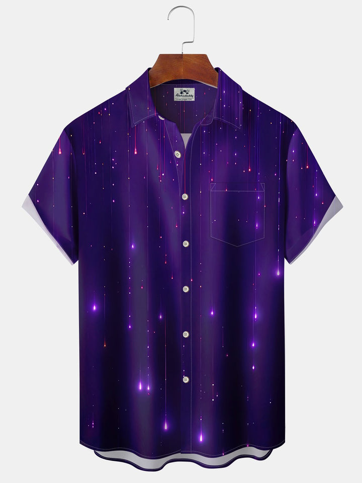Alohadaddy® Casual Starry Pockets Moisture Wicking Large Size Stretch Men&