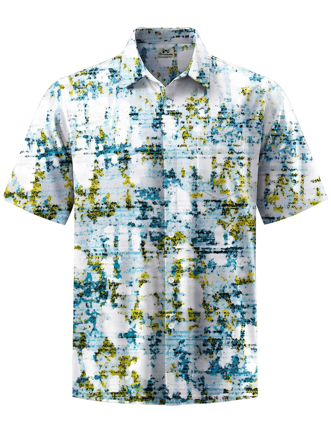 Alohadaddy® Casual Abstract Texture Print Moisture Wicking Men&