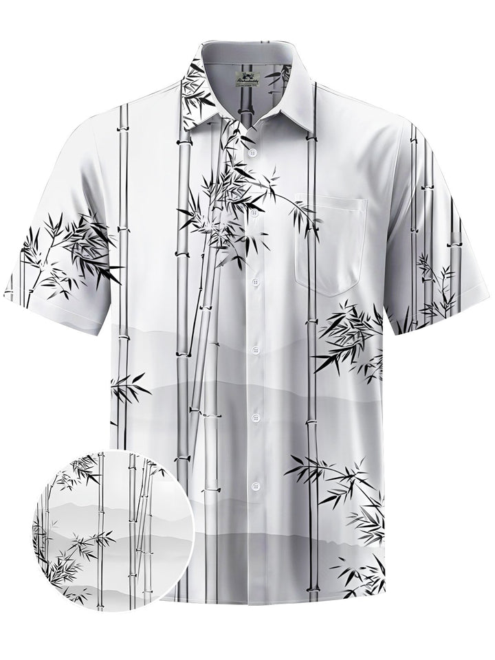 Alohadaddy® Casual Bamboo Art Print Moisture Wicking Men&
