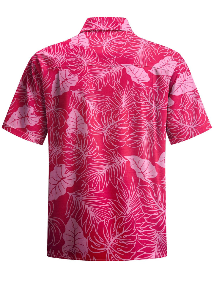Alohadaddy® Hawaiian Palm Leaf Art Print Pocket Stretch Men&