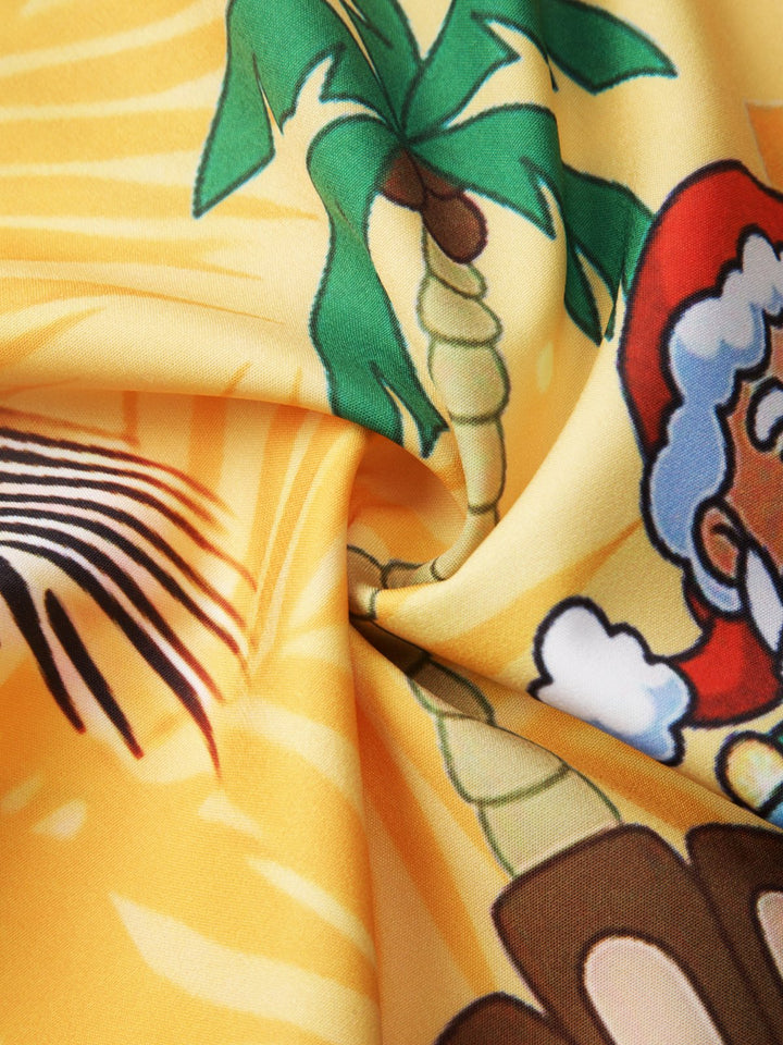 Alohadaddy Christmas Beach Vacation Red Men&