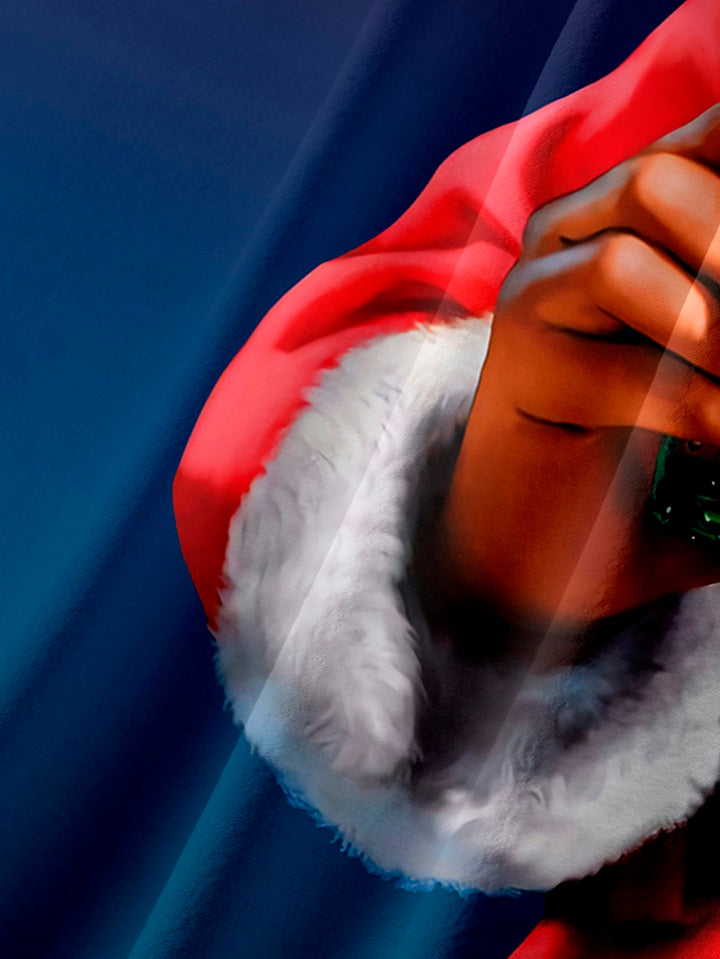 Alohadaddy Christmas Santa 3D Digital Print Men&