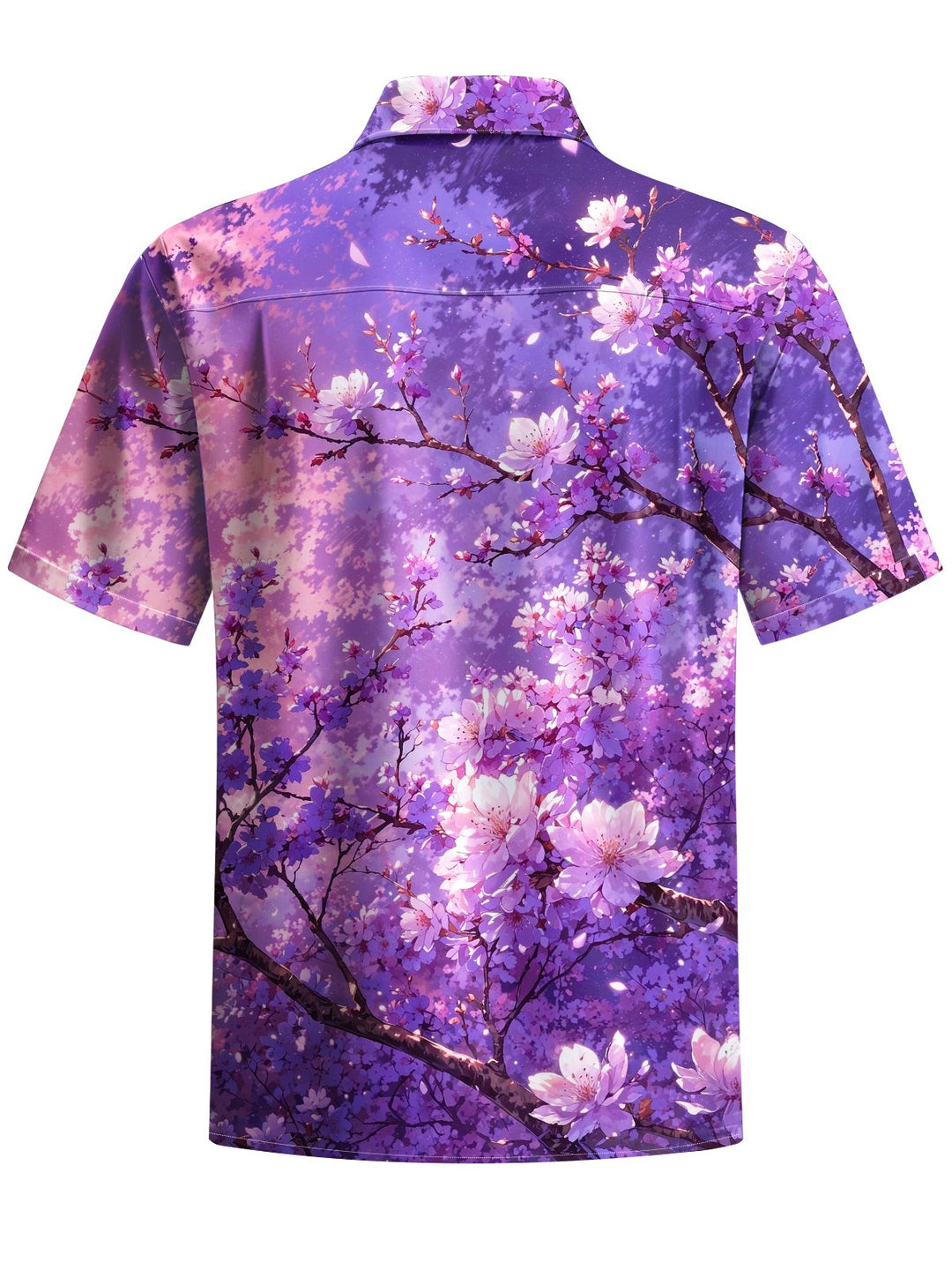 Alohadaddy® Hawaiian Peach Art Print Chest Pocket Men&