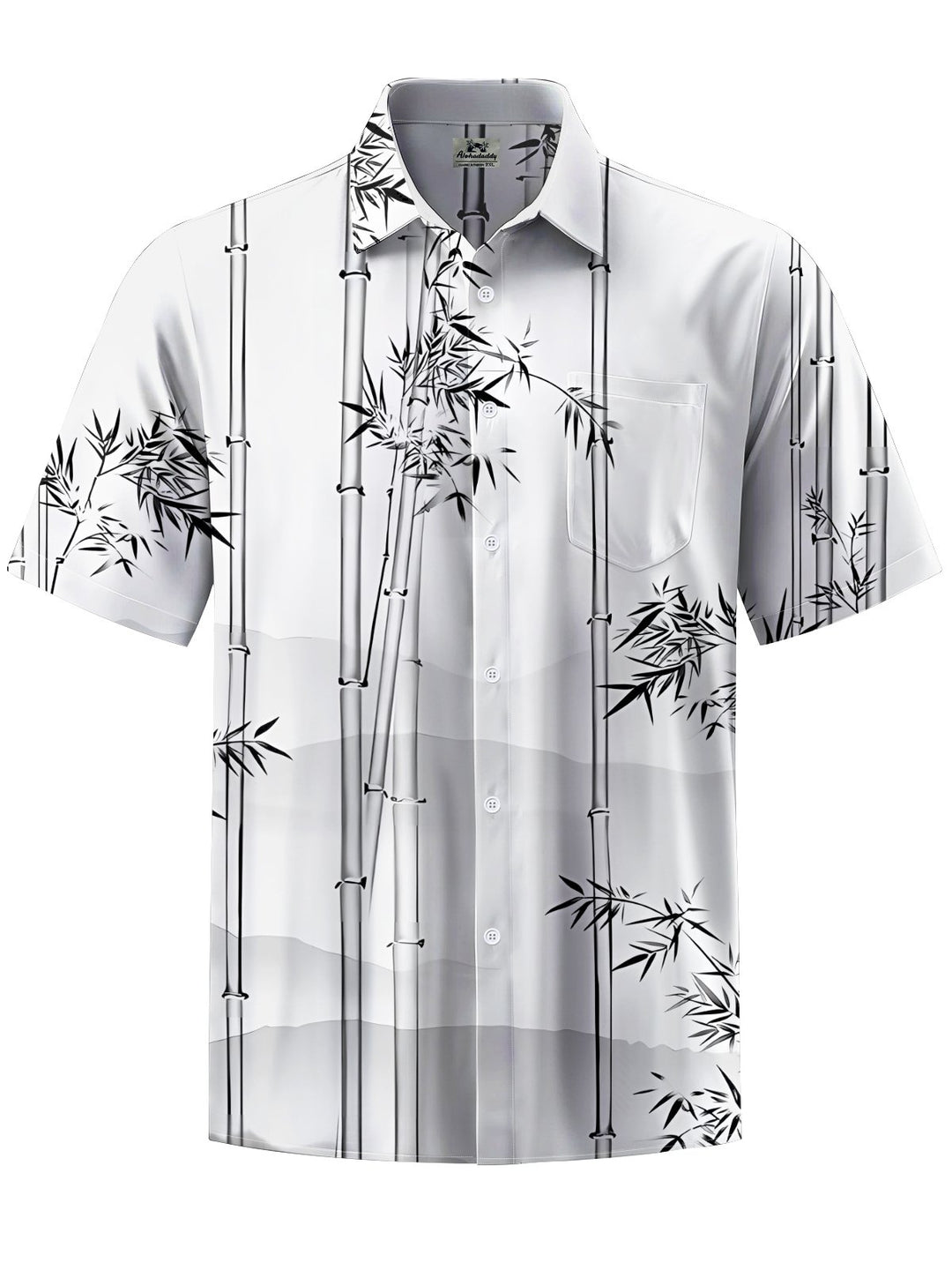 Alohadaddy® Casual Bamboo Art Print Moisture Wicking Men&