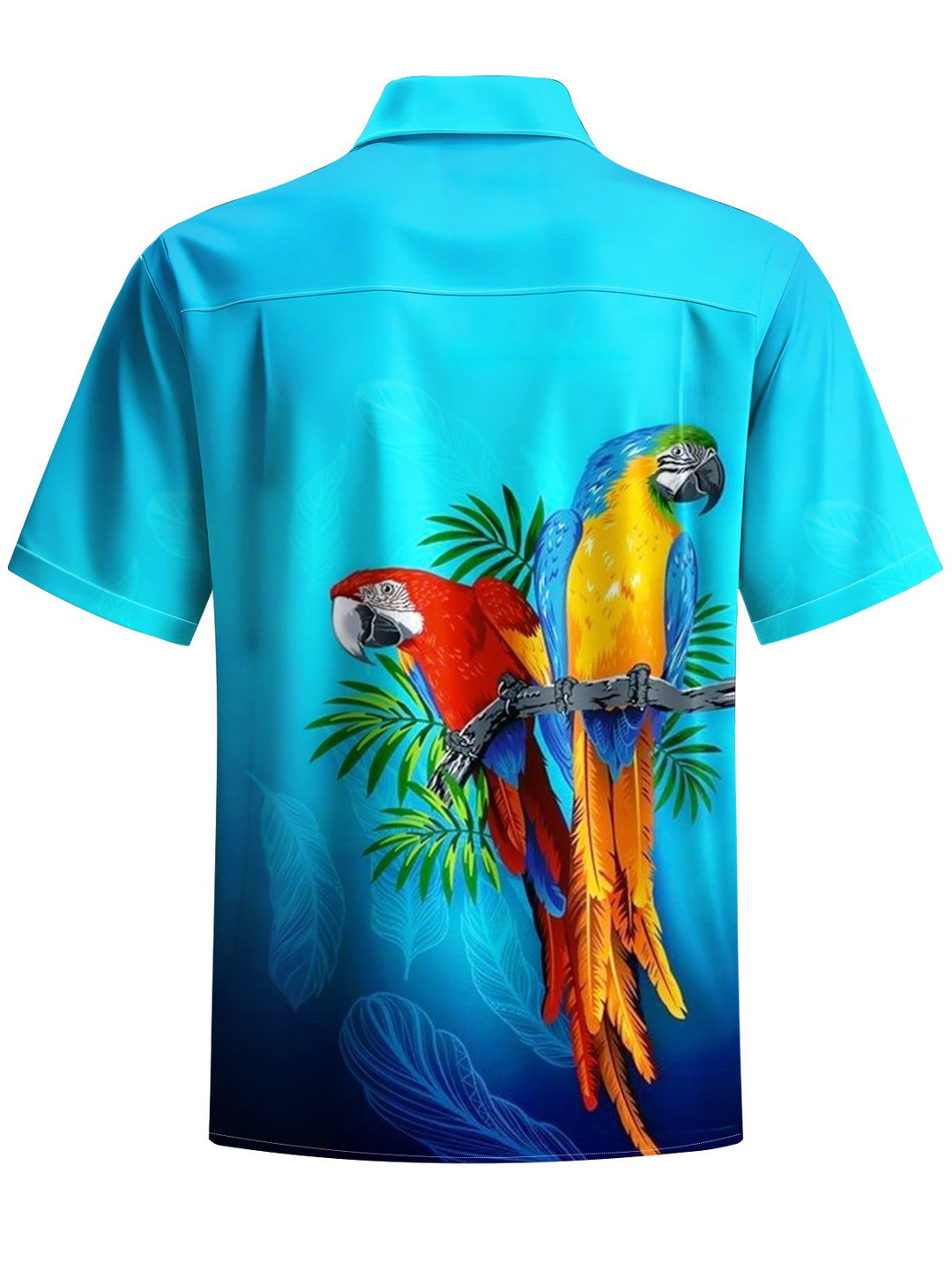 Alohadaddy® Hawaiian Parrot Art Print Chest Pocket Men&