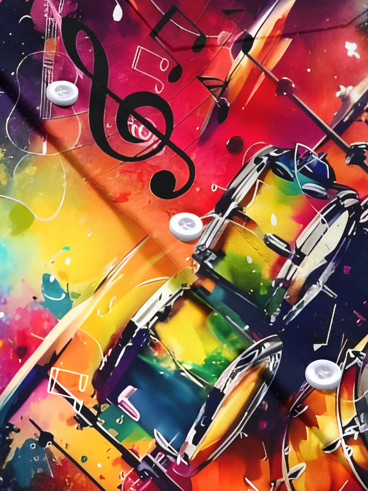 Alohadaddy® Vintage Drum Set Art Print Men&