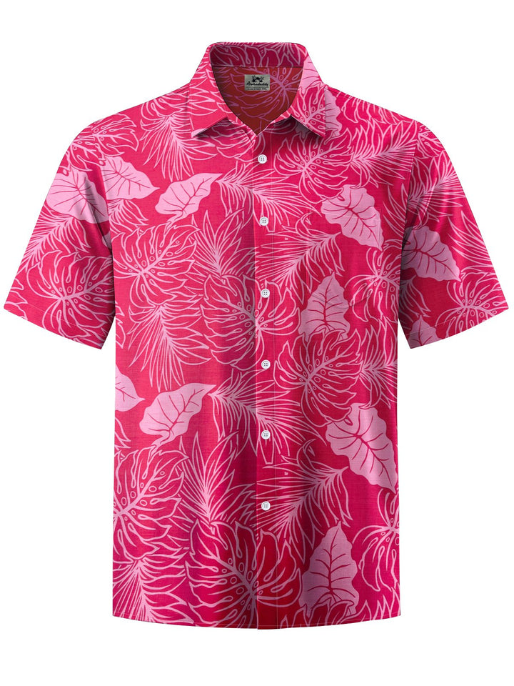 Alohadaddy® Hawaiian Palm Leaf Art Print Pocket Stretch Men&