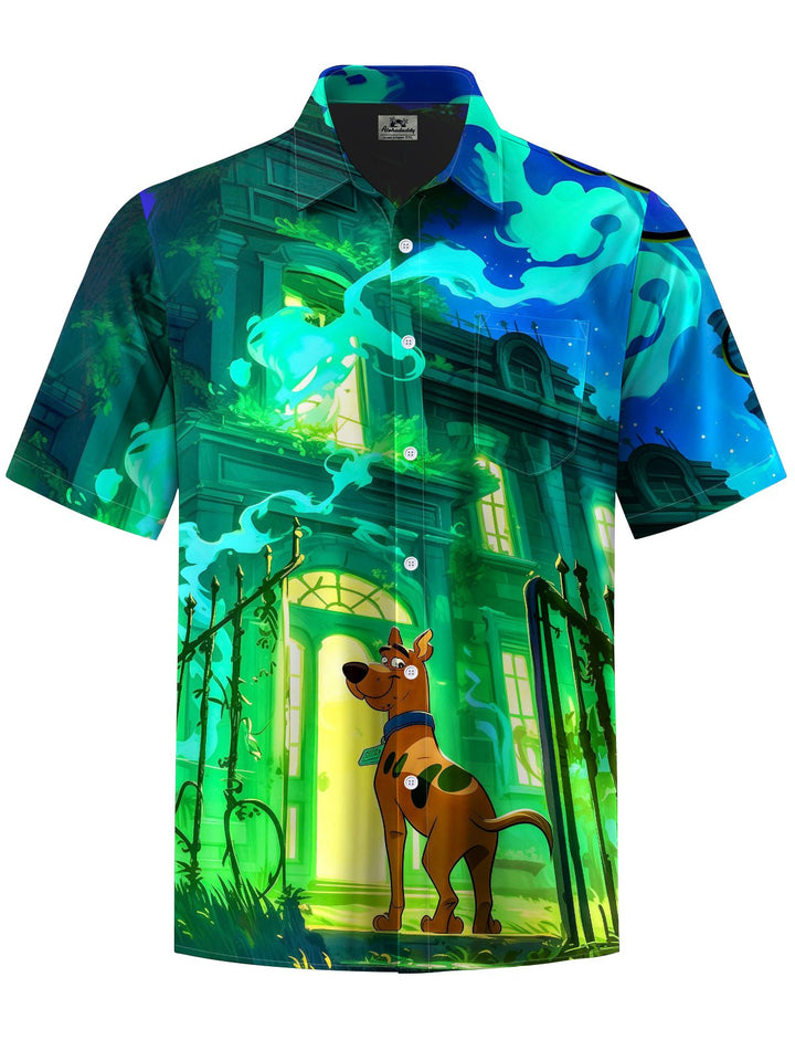 Alohadaddy® Halloween Scooby-Doo Printed Elastic Pocket Button Men&