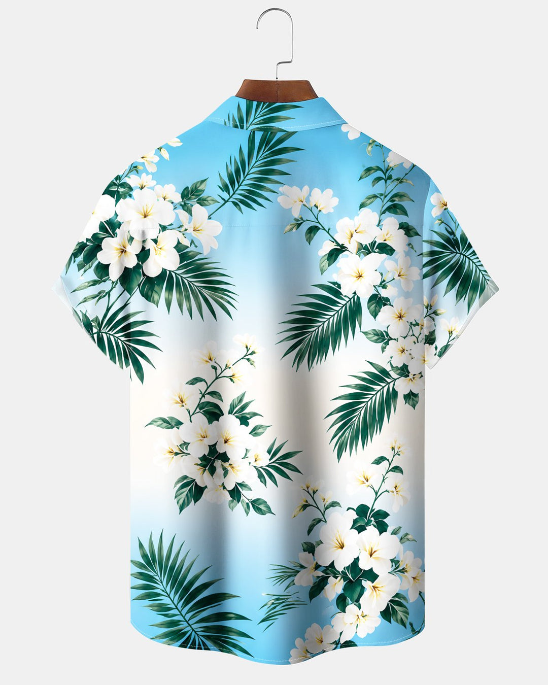 Alohadaddy® Hawaiian Floral Print Art Button Pocket Cardigan Men&