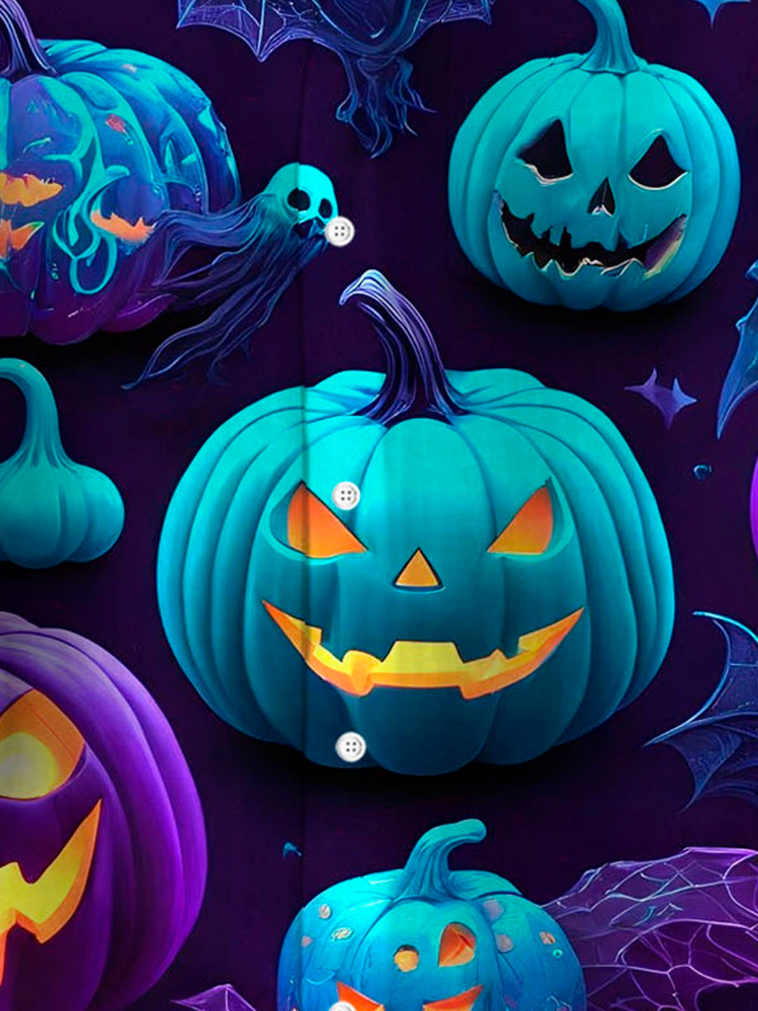 Alohadaddy® Halloween Pumpkin Art Print Men&