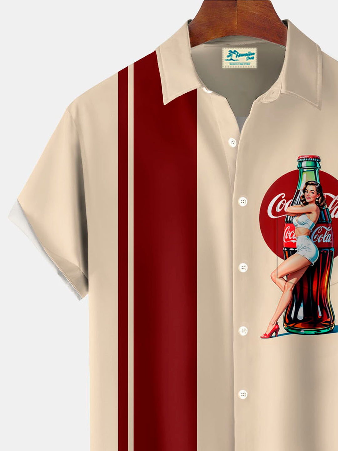 Alohadaddy® Vintage Coke Print Men&