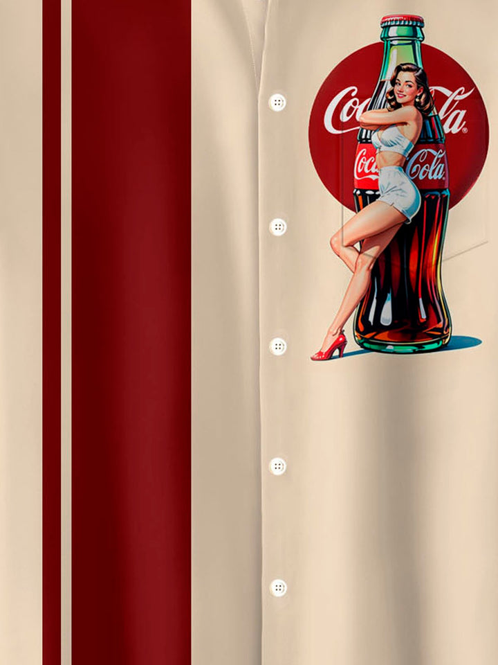 Alohadaddy® Vintage Coke Print Men&