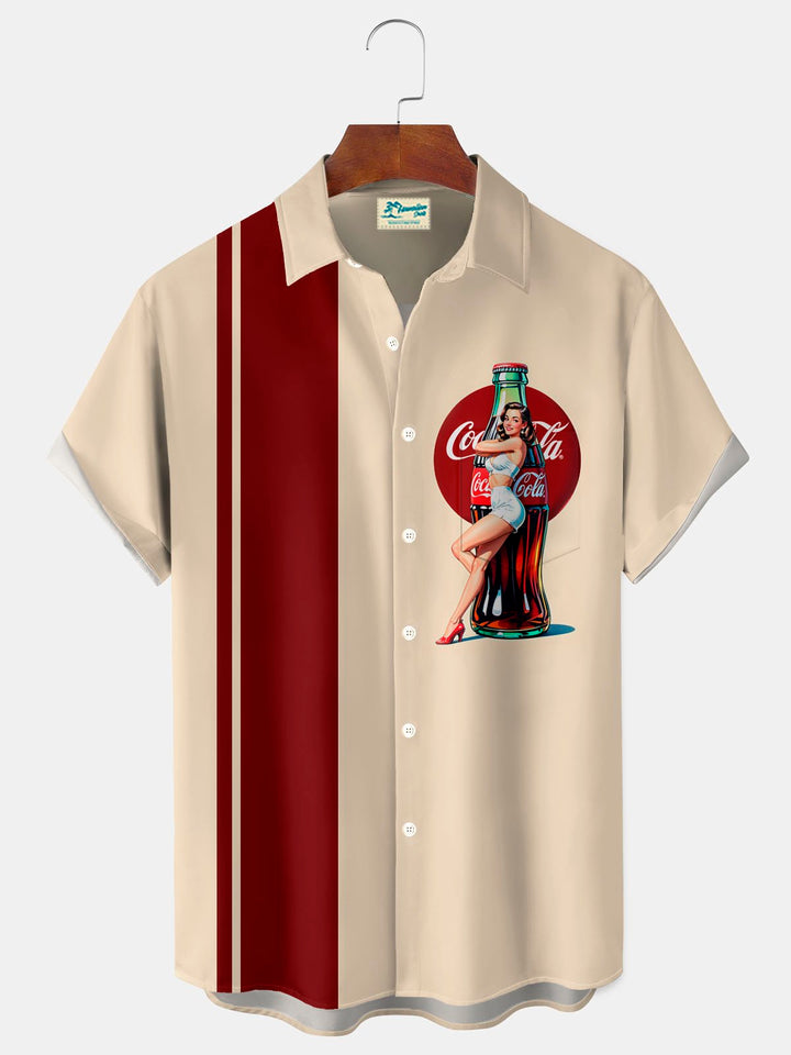 Alohadaddy® Vintage Coke Print Men&