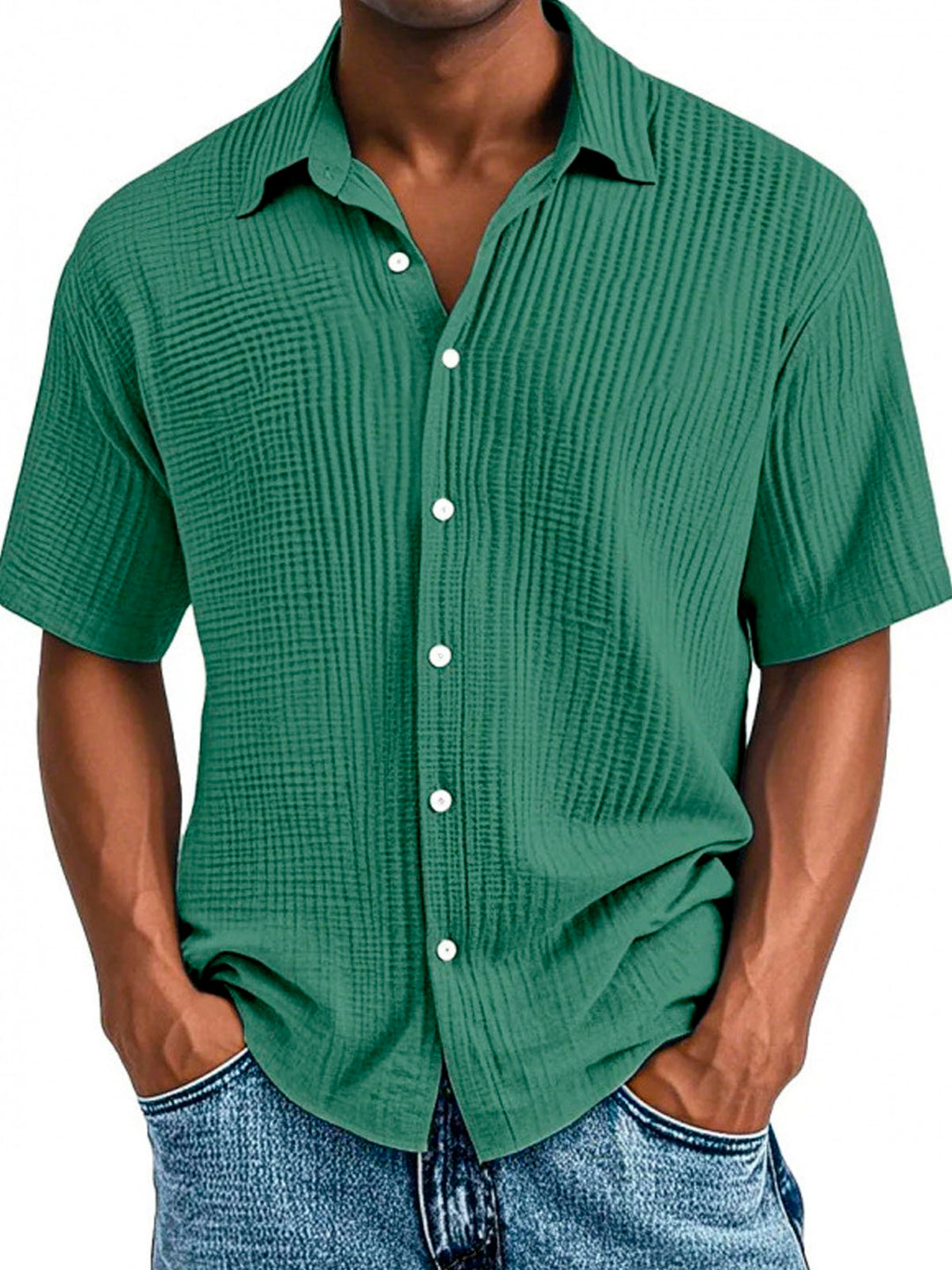 Alohadaddy® Basics Seersucker Pleated Men&