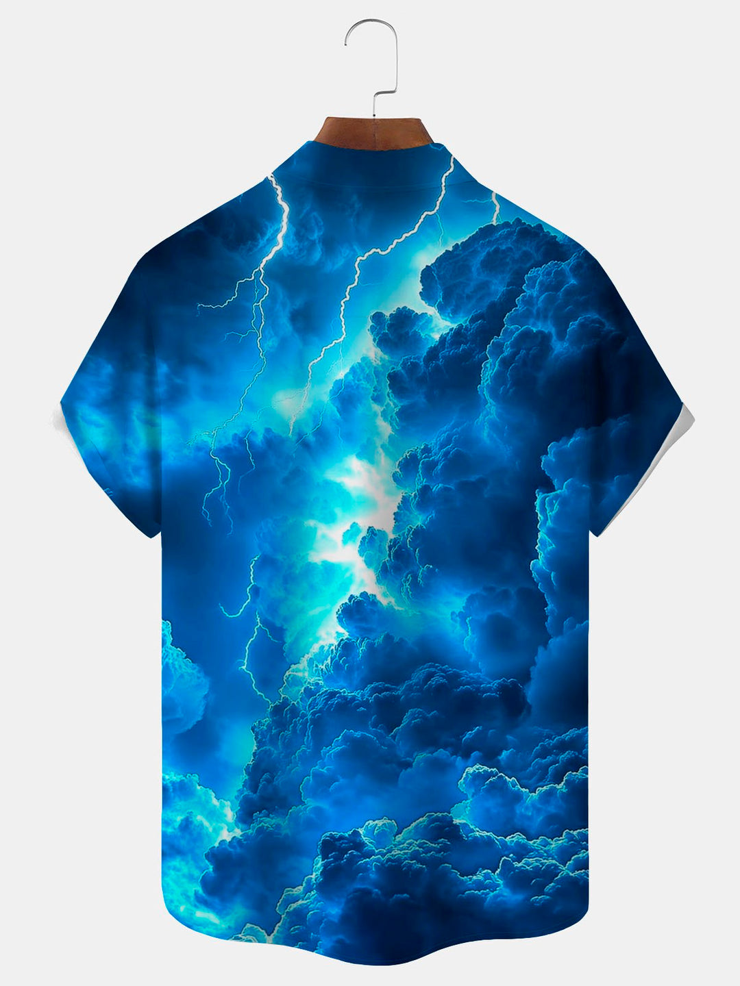 Alohadaddy®Retro Gradient Art Lightning Print Men&