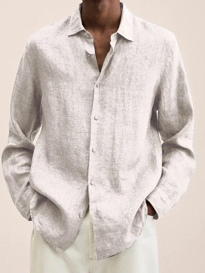 Cotton-Blend Basic Series Shirts &amp; Tops