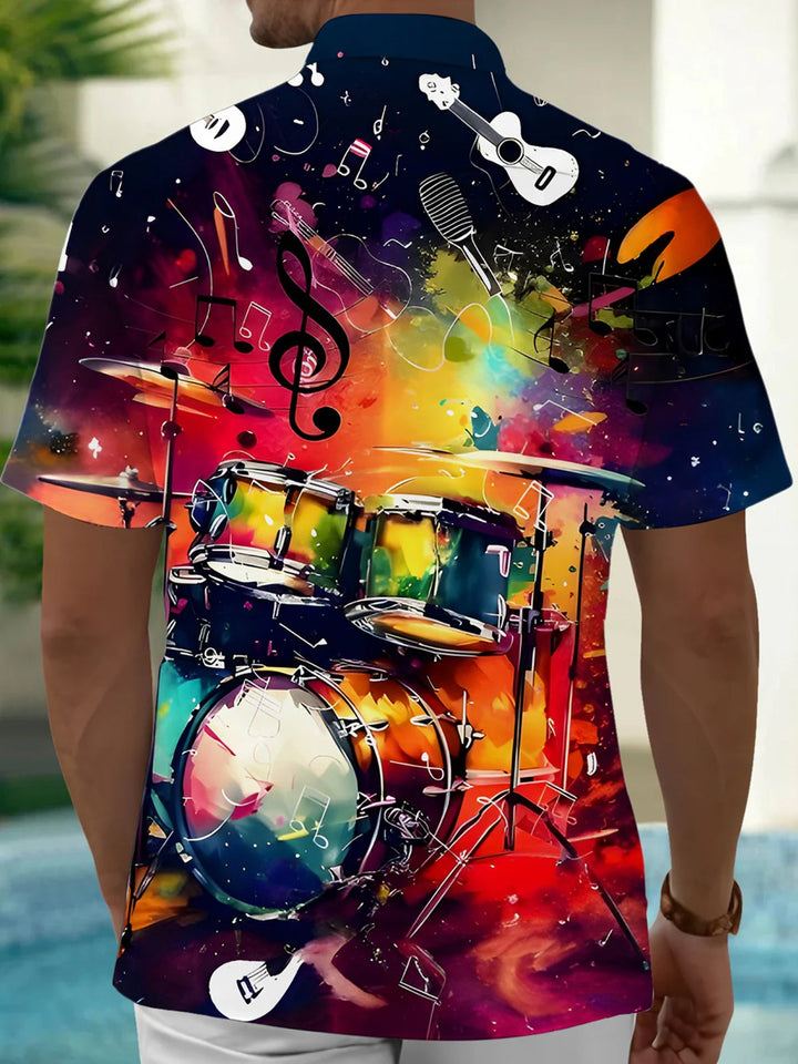 Alohadaddy® Vintage Drum Set Art Print Men&