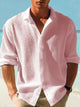 Camisa de manga larga con botones de seersucker de secado rápido para hombre de Alohadaddy Retro Basics, tallas grandes