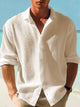 Camisa de manga larga con botones de seersucker de secado rápido para hombre de Alohadaddy Retro Basics, tallas grandes