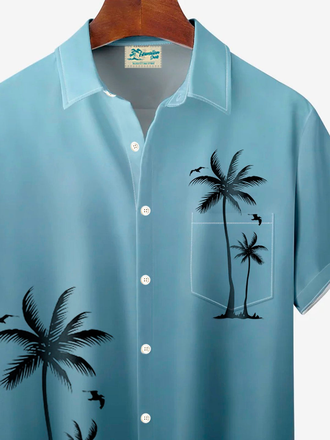 Alohadaddy Hawaiian Gradient Coconut Tree 3D Print Men&
