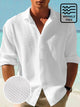 Camisa de manga larga con botones de seersucker de secado rápido para hombre de Alohadaddy Retro Basics, tallas grandes
