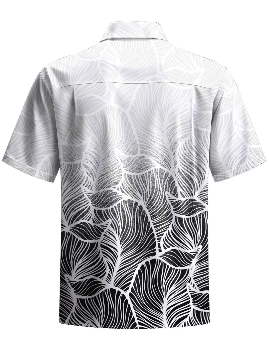 Alohadaddy® Casual Leaf Gradient Print Art Pockets Stretch Men&