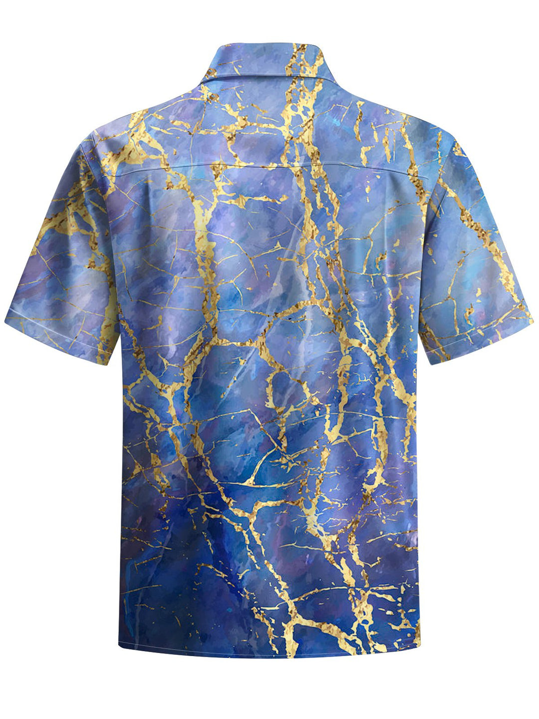 Alohadaddy® Casual Marble Art Print Stretch Men&