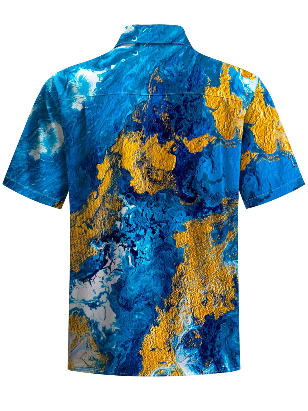 Alohadaddy® Casual Abstract Print Art Pocket Stretch Men&