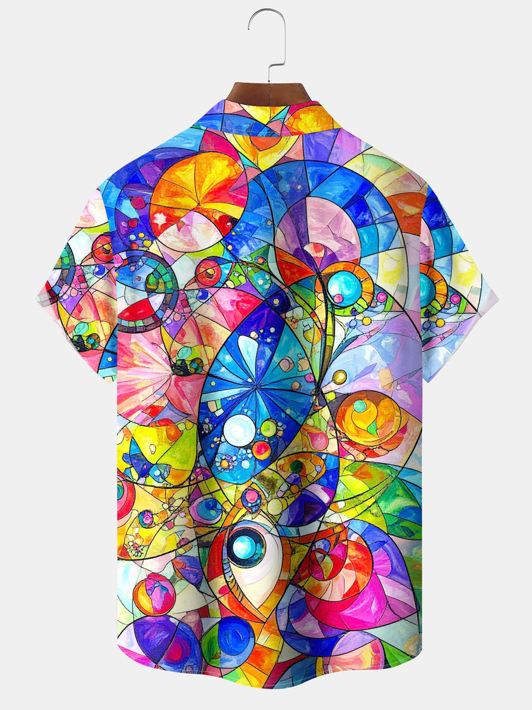 Alohadaddy® Casual Graffiti Geometric Print Pocket Stretch Men&
