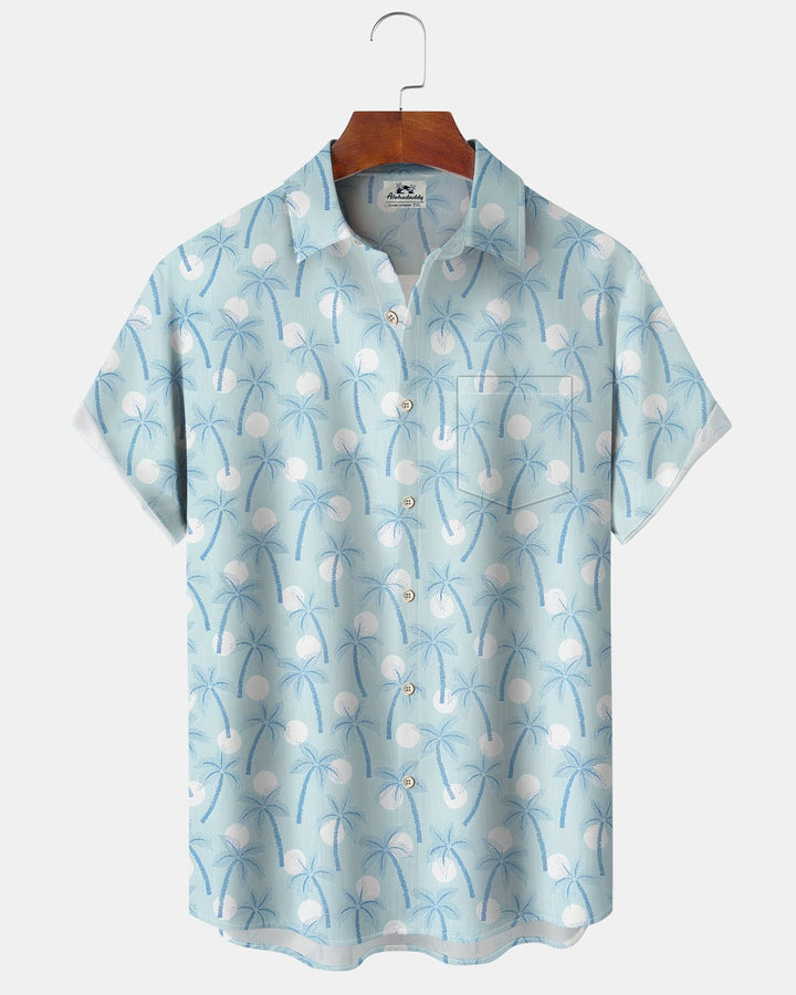 Alohadaddy® Hawaiian Palm Tree Print Men&
