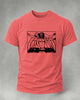 Alohadaddy® Men's Short-Sleeve Crew Neck T-Shirt with Vintage Music Print