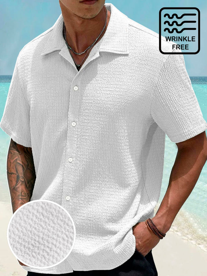 Alohadaddy Basic Casual Seersucker Men&