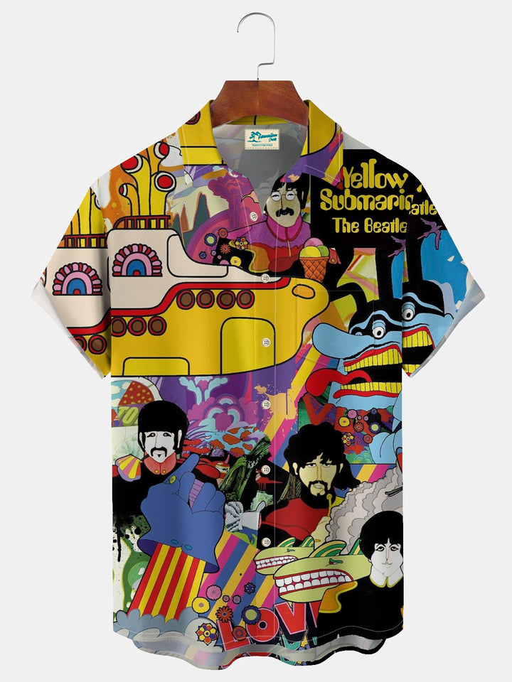 Alohadaddy® Retro Super Musician Print Men&