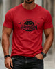 Alohadaddy® Men's Casual Short-Sleeve T-Shirt With Halloween Pumpkin And Bat Print