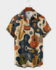 Alohadaddy® Men's Short-Sleeve Button-Down Shirt with Pocket Music Print