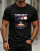 Men's Casual Halloween Horror-Themed Short-Sleeve T-Shirt