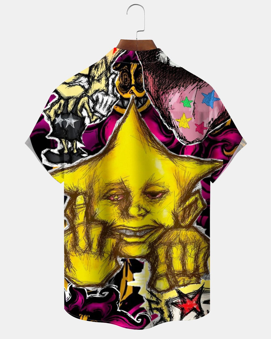 Alohadaddy® Abstract Art Graffiti Clown Men&