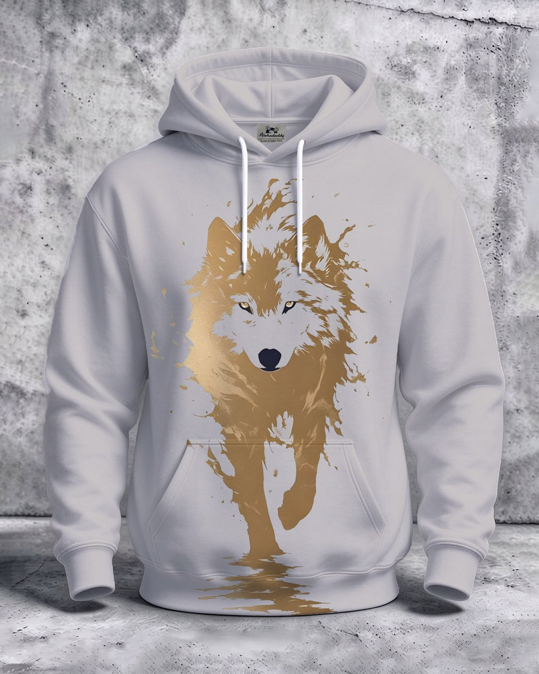 Alohadaddy® Casual Wolf Print Men&