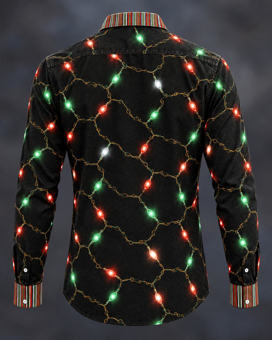 Alohadaddy® Holiday Christmas Neon Light Print Men&