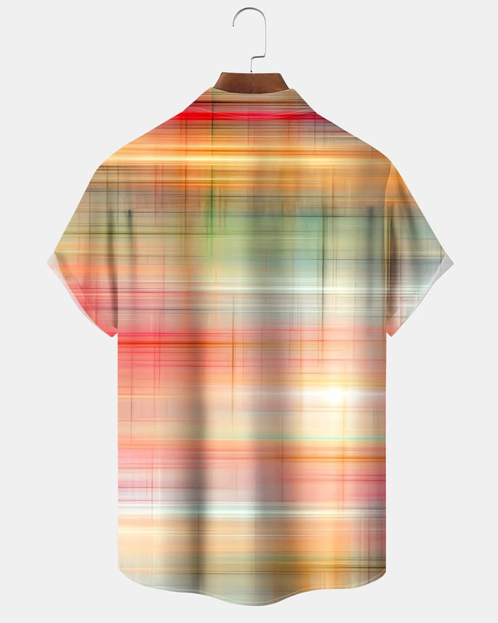 Alohadaddy® Casual Abstract Mosaic Art Print Men&