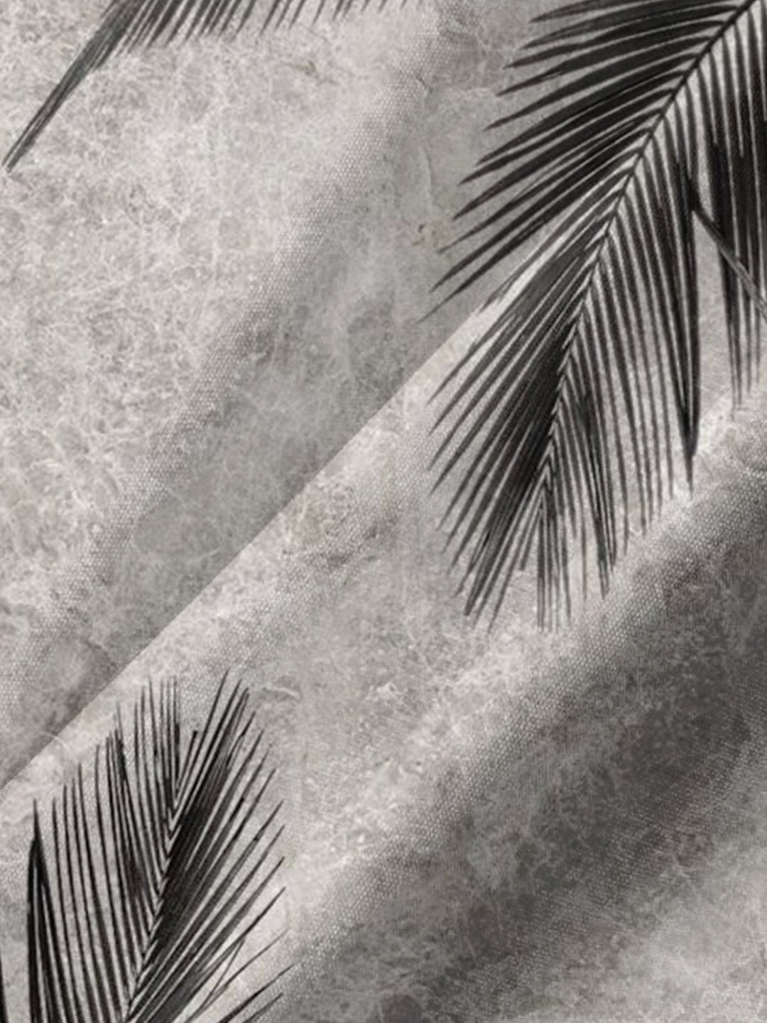 Alohadaddy® Vintage Palm Leaf Art Print Chest Pocket Men&