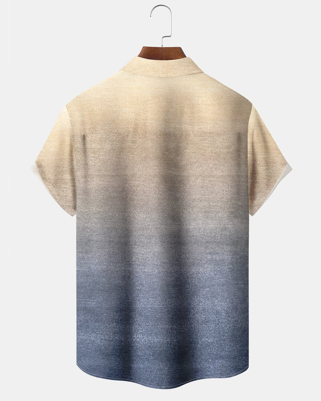 Alohadaddy® Casual Ombre Printed Pocket Elastic Button Men&